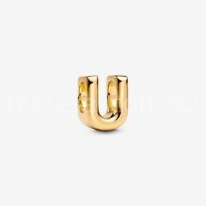 Pandora Letter U Alphabet Charm